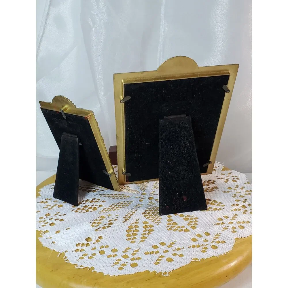 Vintage or Antique Style Ornate Gold Colored Picture Frames 2 in the set